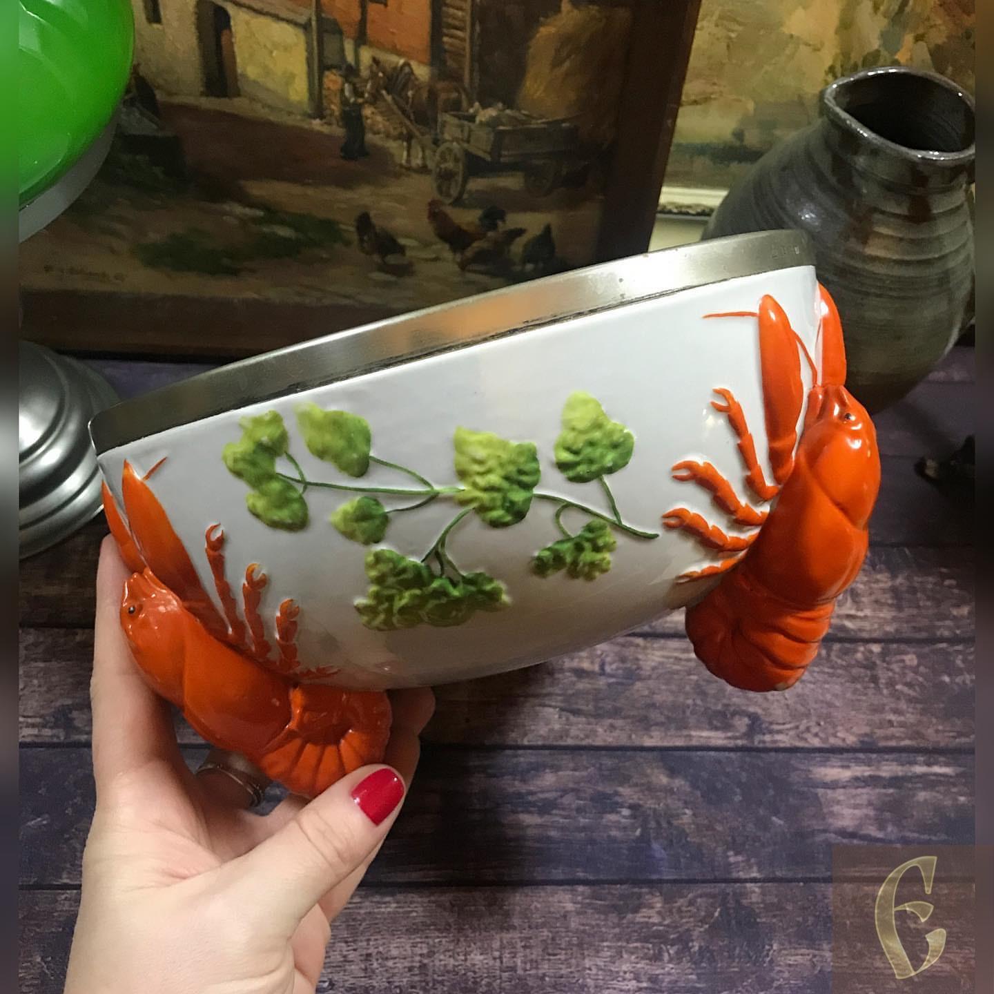 Старинная миска с раками — изображение 5