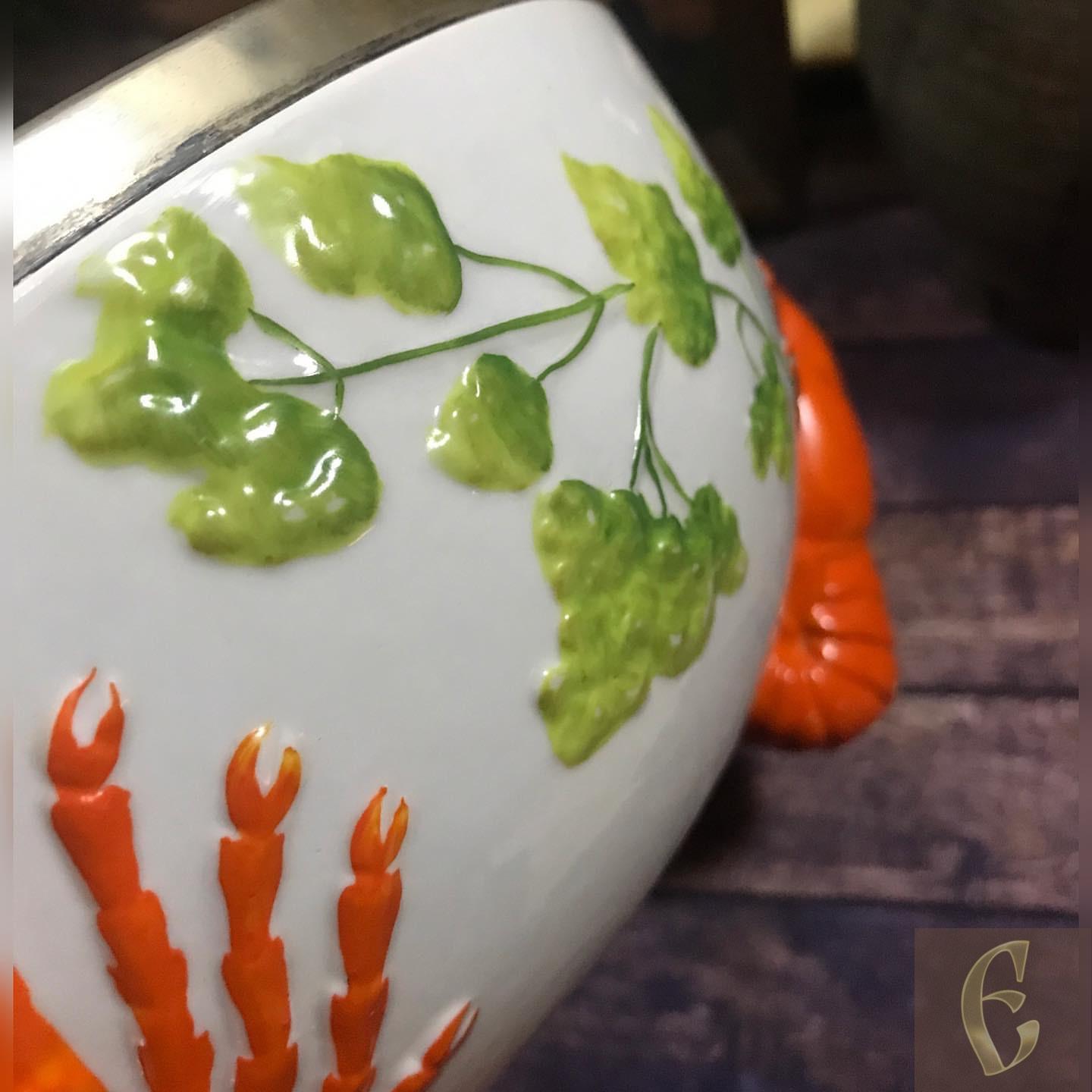 Старинная миска с раками — изображение 6