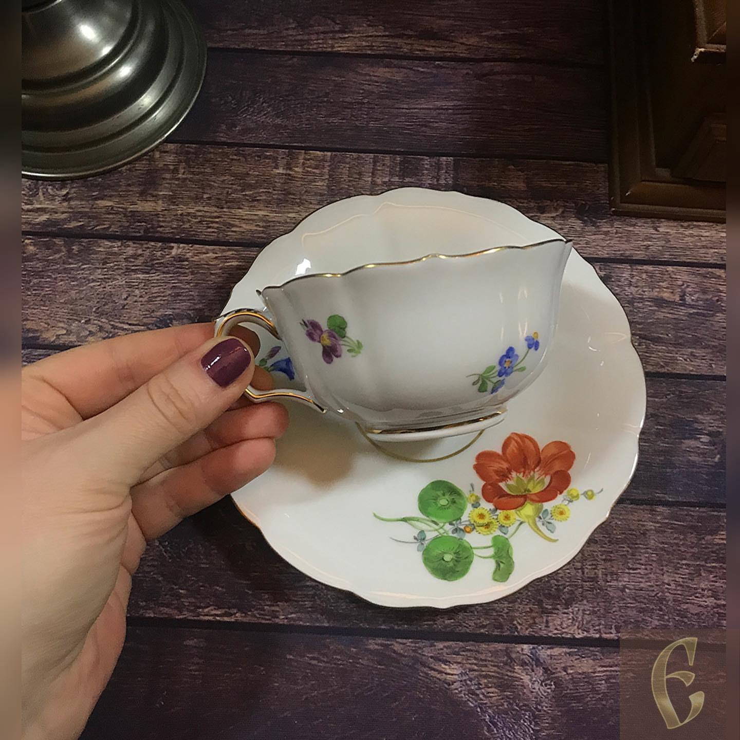 Чайная пара Meissen — изображение 4