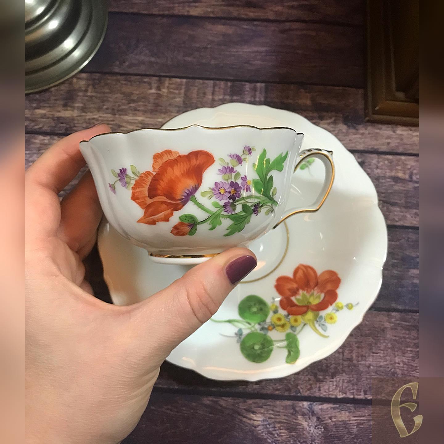 Чайная пара Meissen — изображение 6