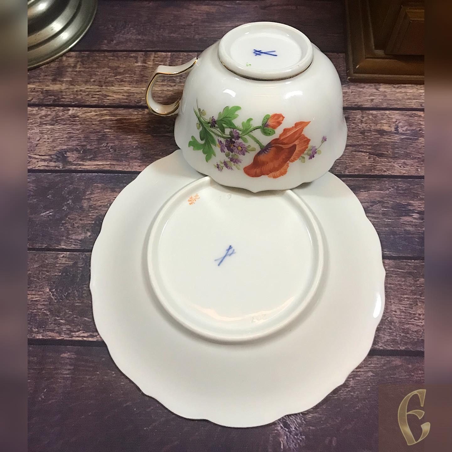 Чайная пара Meissen — изображение 8