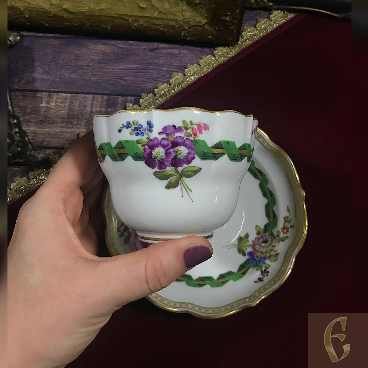 Чайная пара Meissen — изображение 5