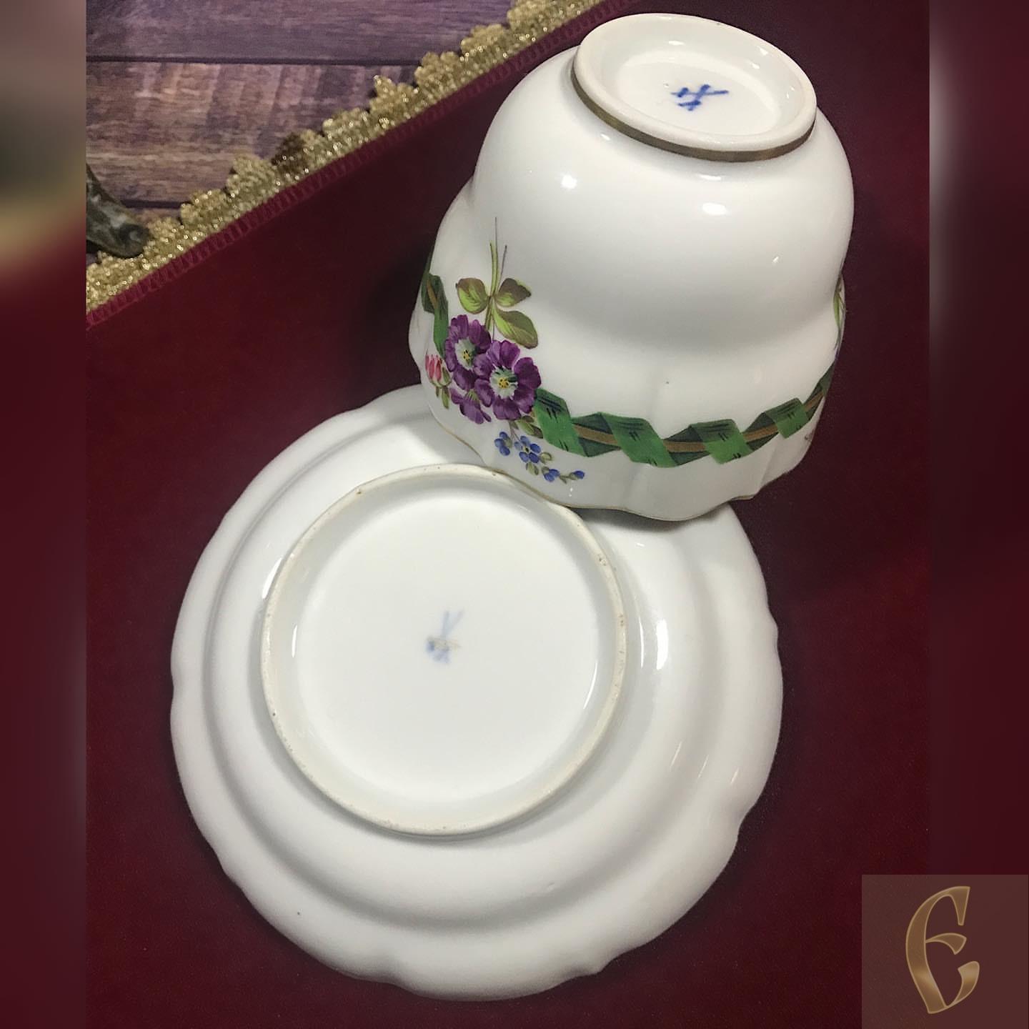 Чайная пара Meissen — изображение 9
