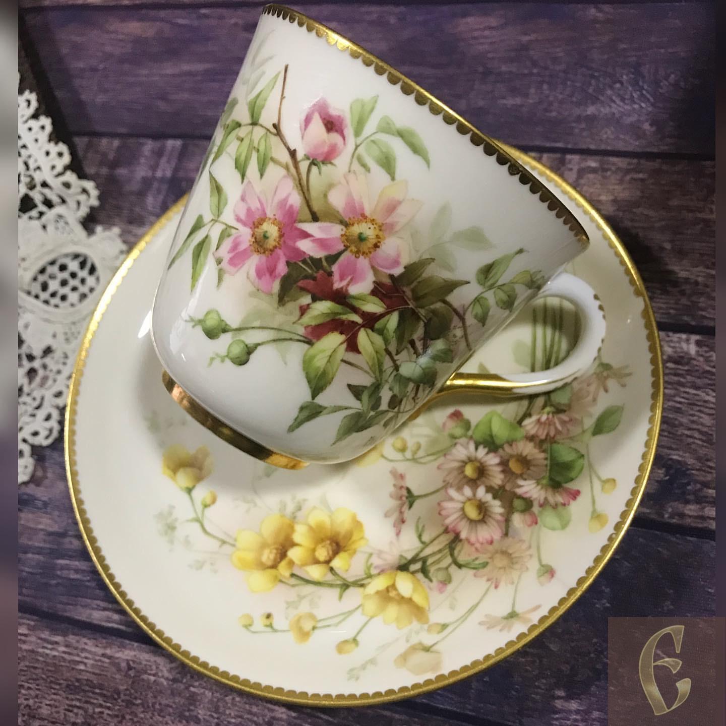 Чайная пара Royal Worcester — изображение 2