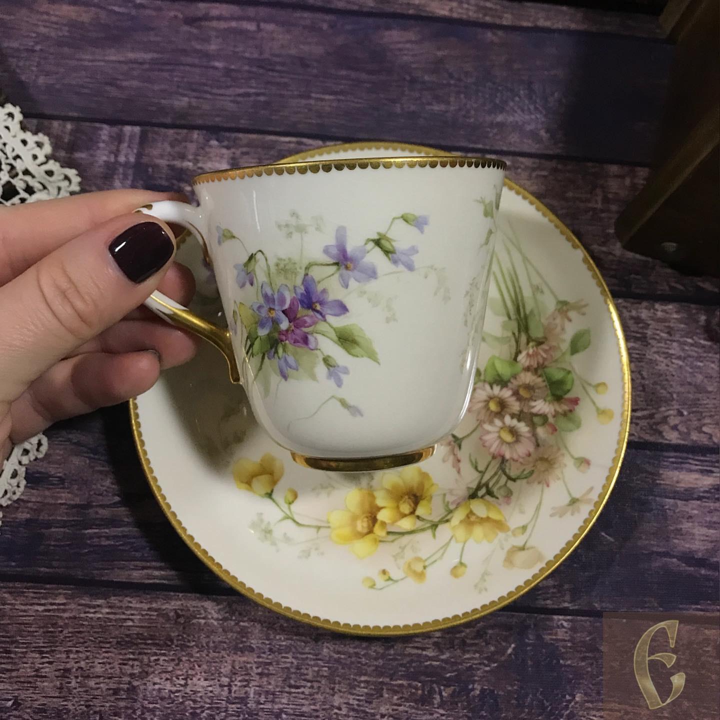 Чайная пара Royal Worcester — изображение 3