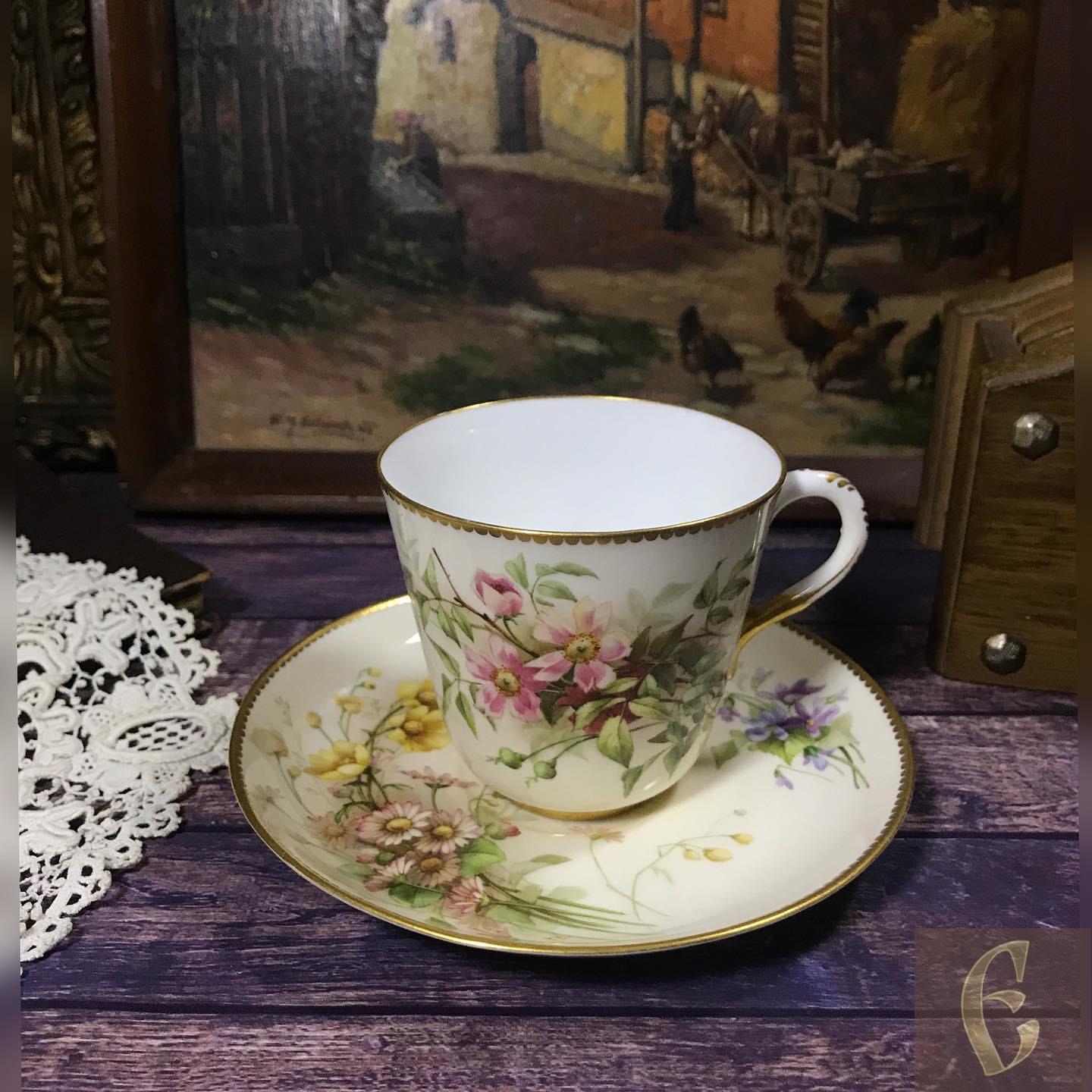 Чайная пара Royal Worcester — изображение 4