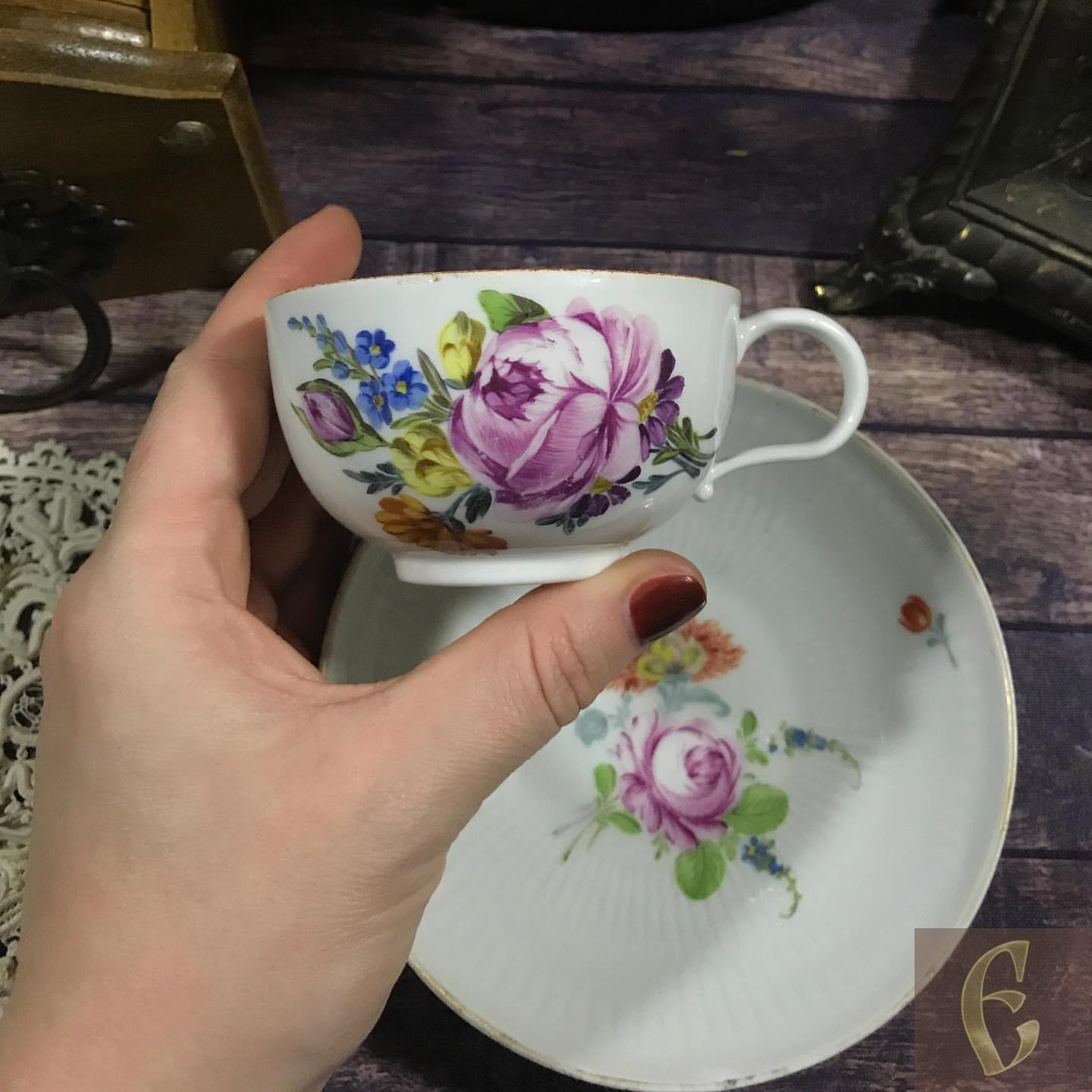 Чайная пара Meissen — изображение 3