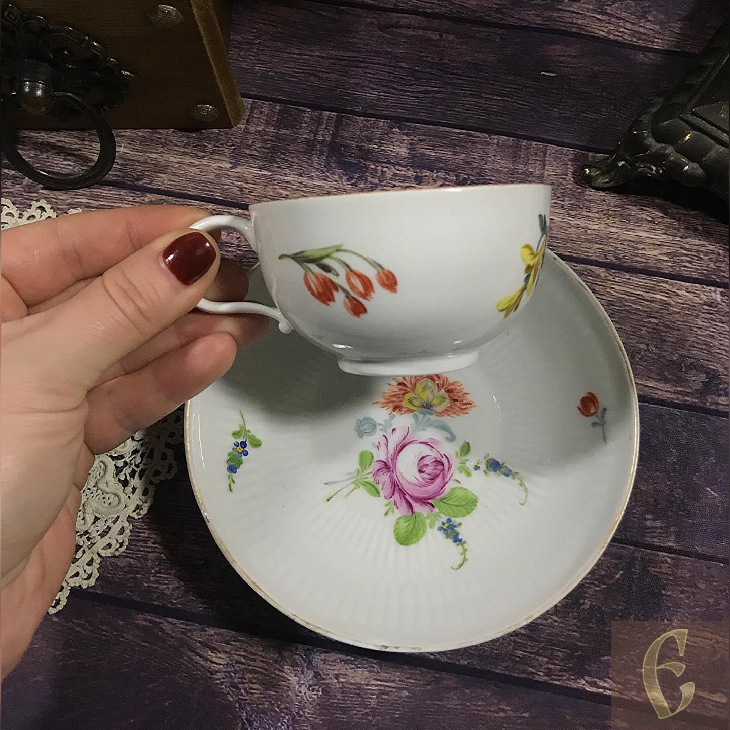 Чайная пара Meissen — изображение 4