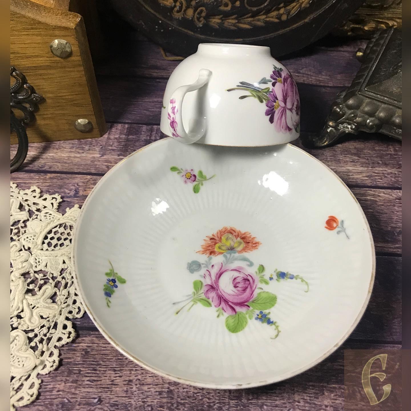 Чайная пара Meissen — изображение 5