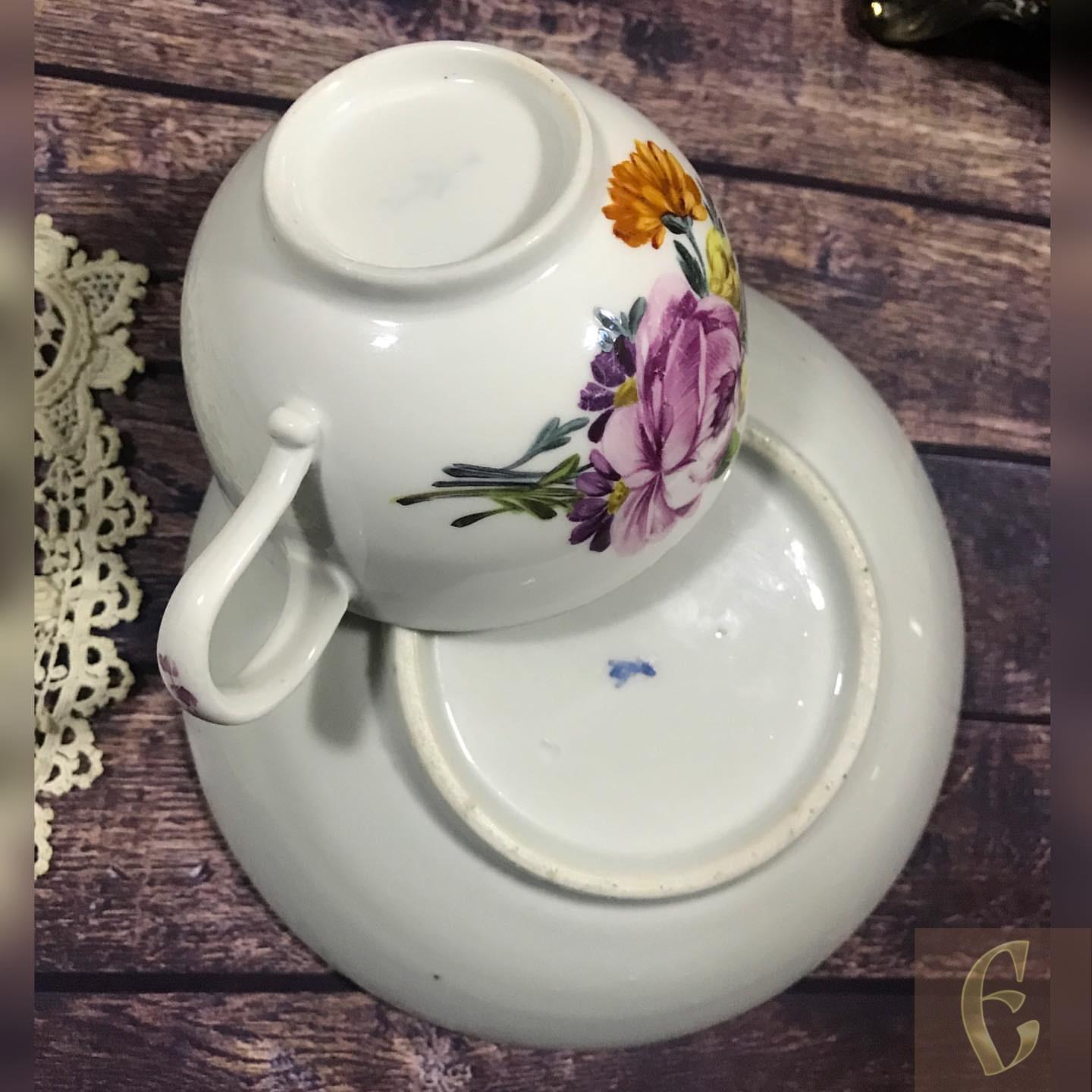 Чайная пара Meissen — изображение 7