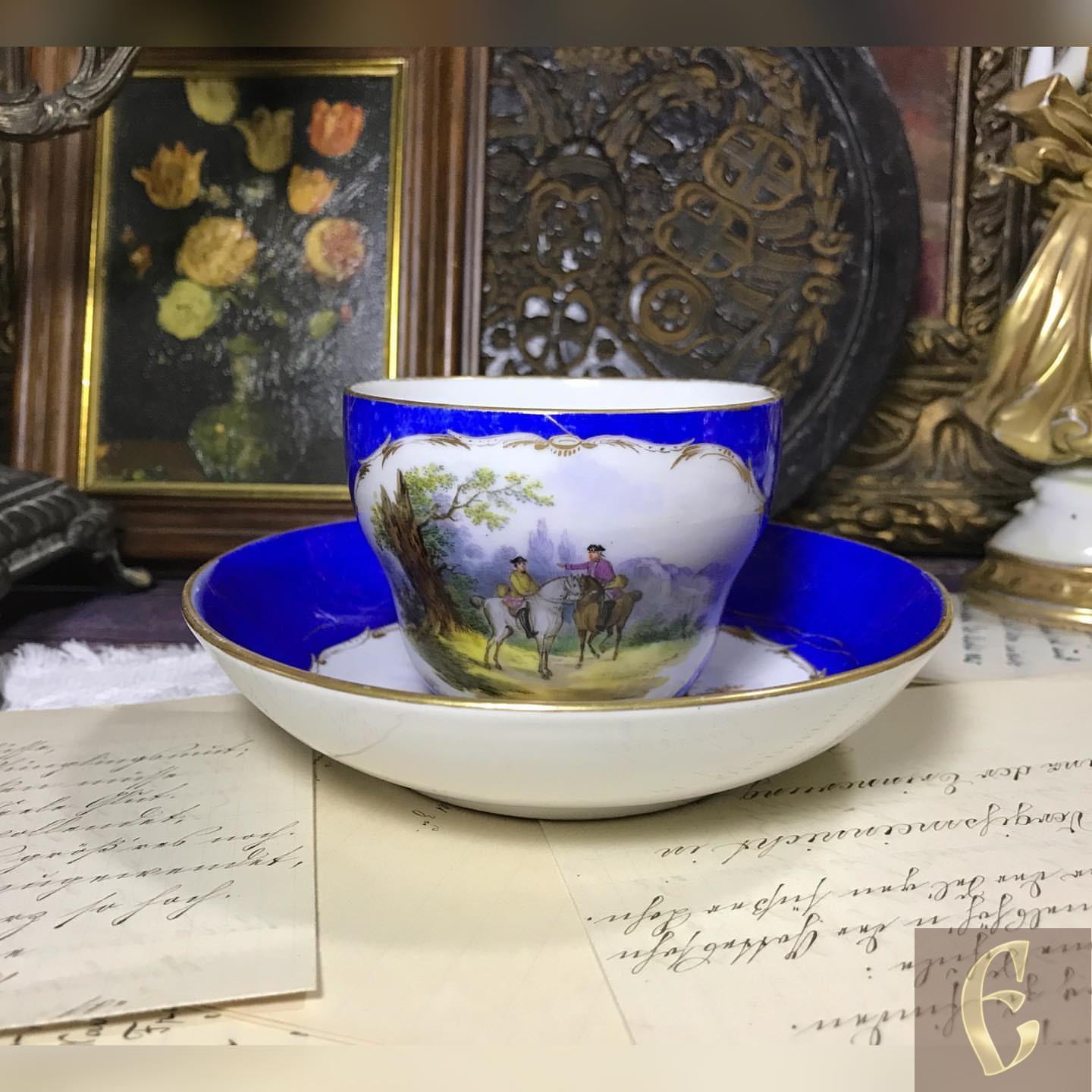 Чайная пара Meissen — изображение 3