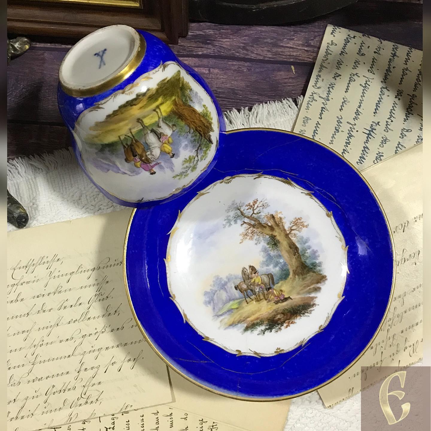 Чайная пара Meissen — изображение 8