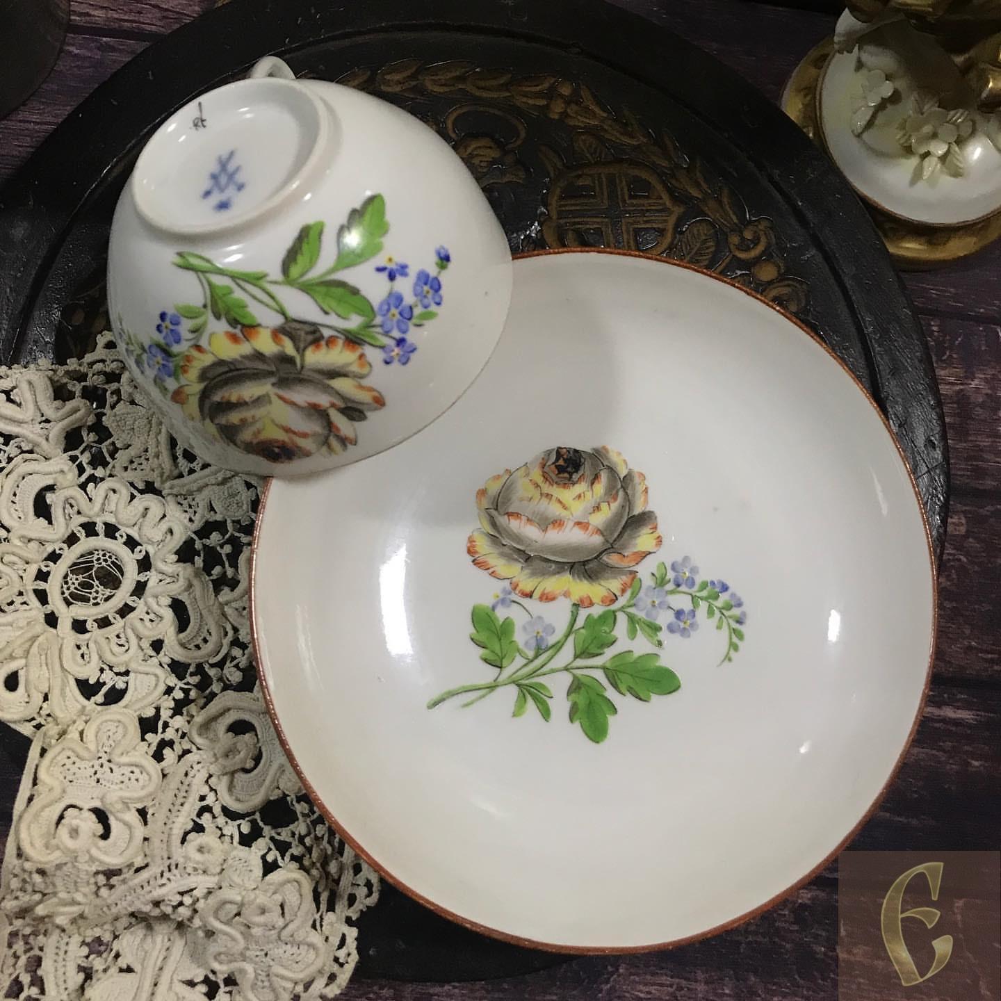Чайная пара Meissen — изображение 3