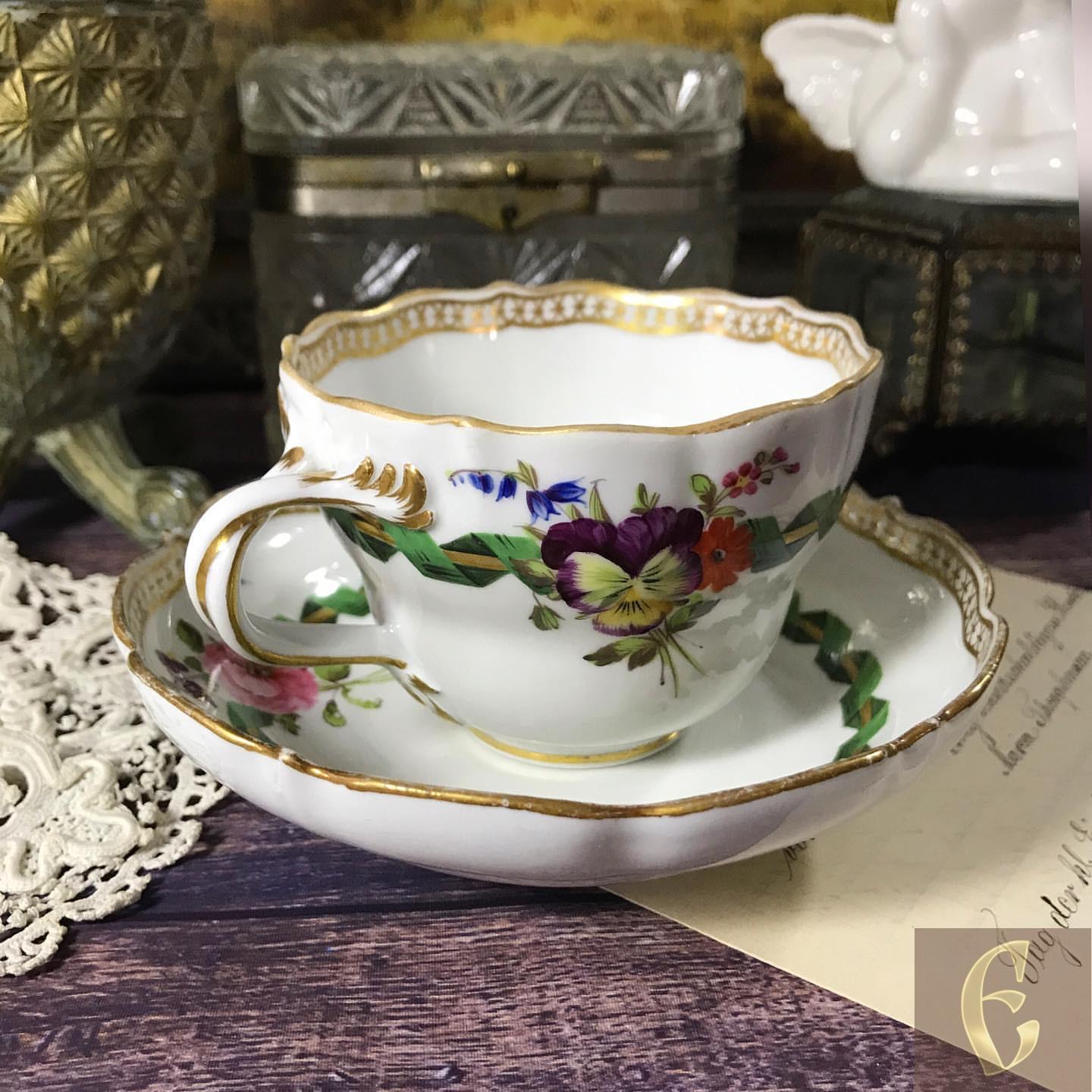 Чайная пара Meissen — изображение 3