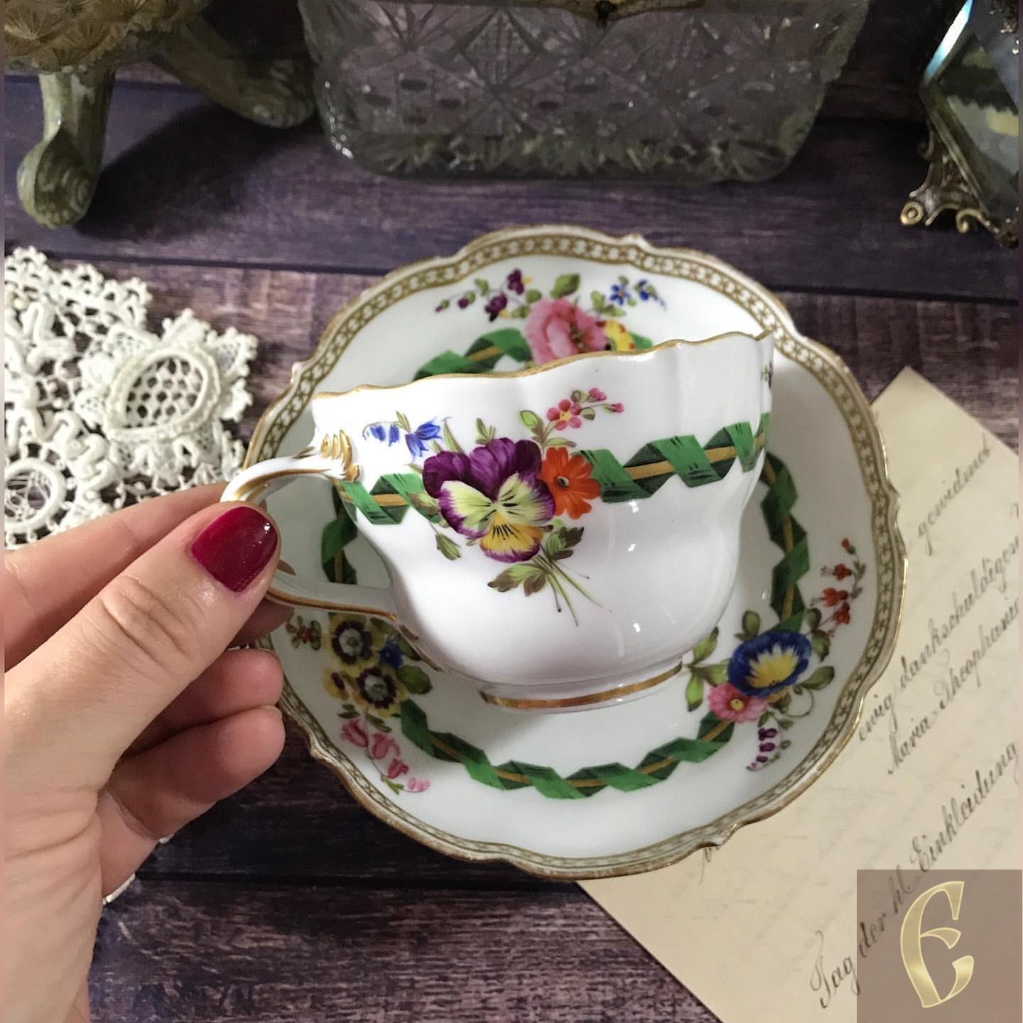 Чайная пара Meissen — изображение 4