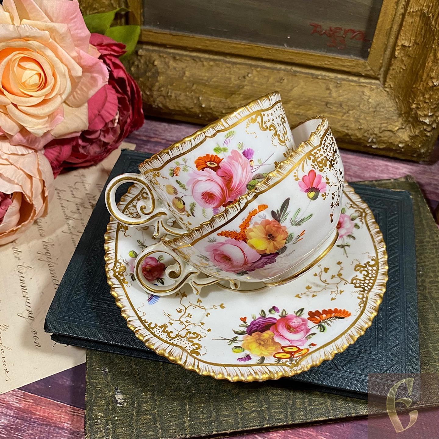 Старинное английское трио Coalport — изображение 2