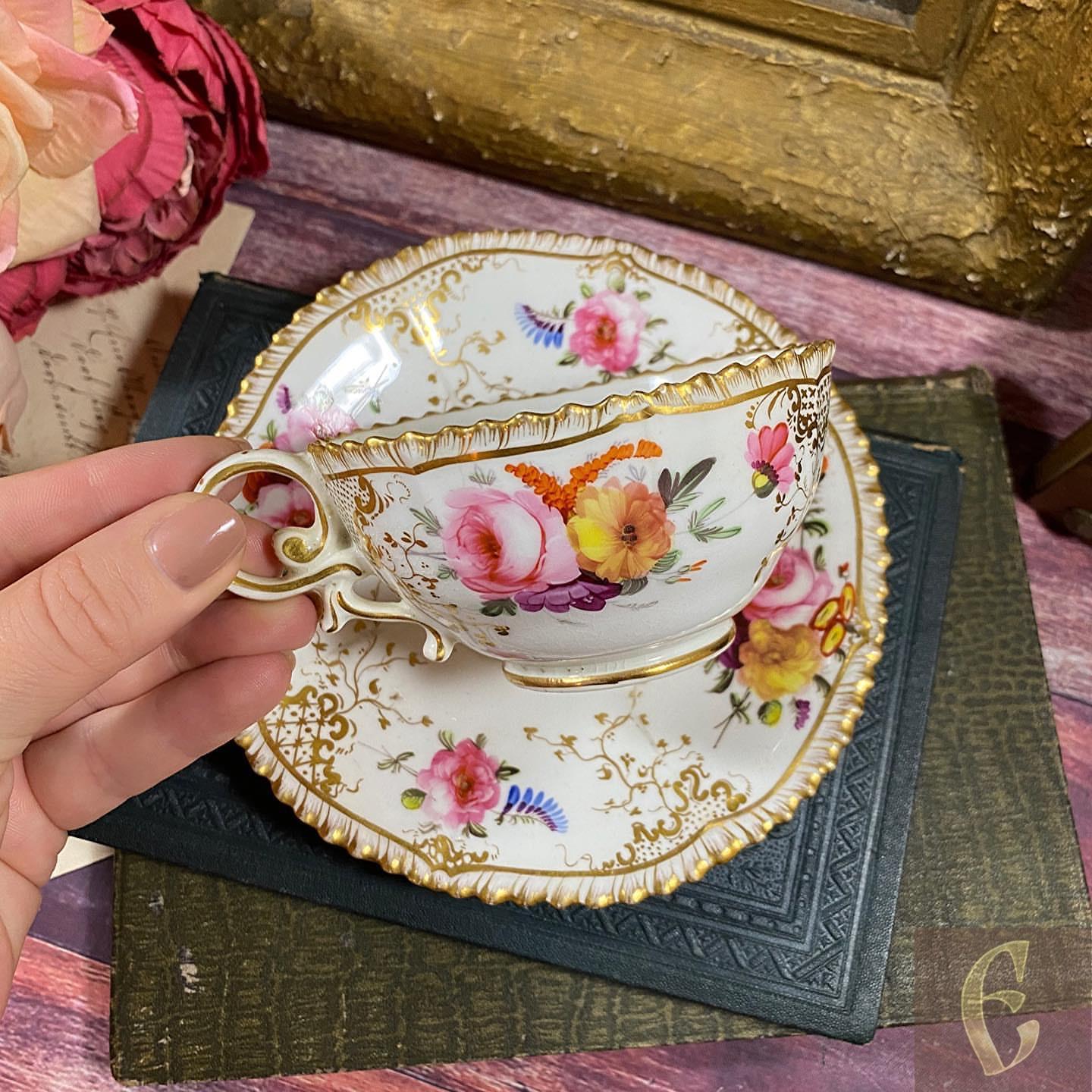 Старинное английское трио Coalport — изображение 3