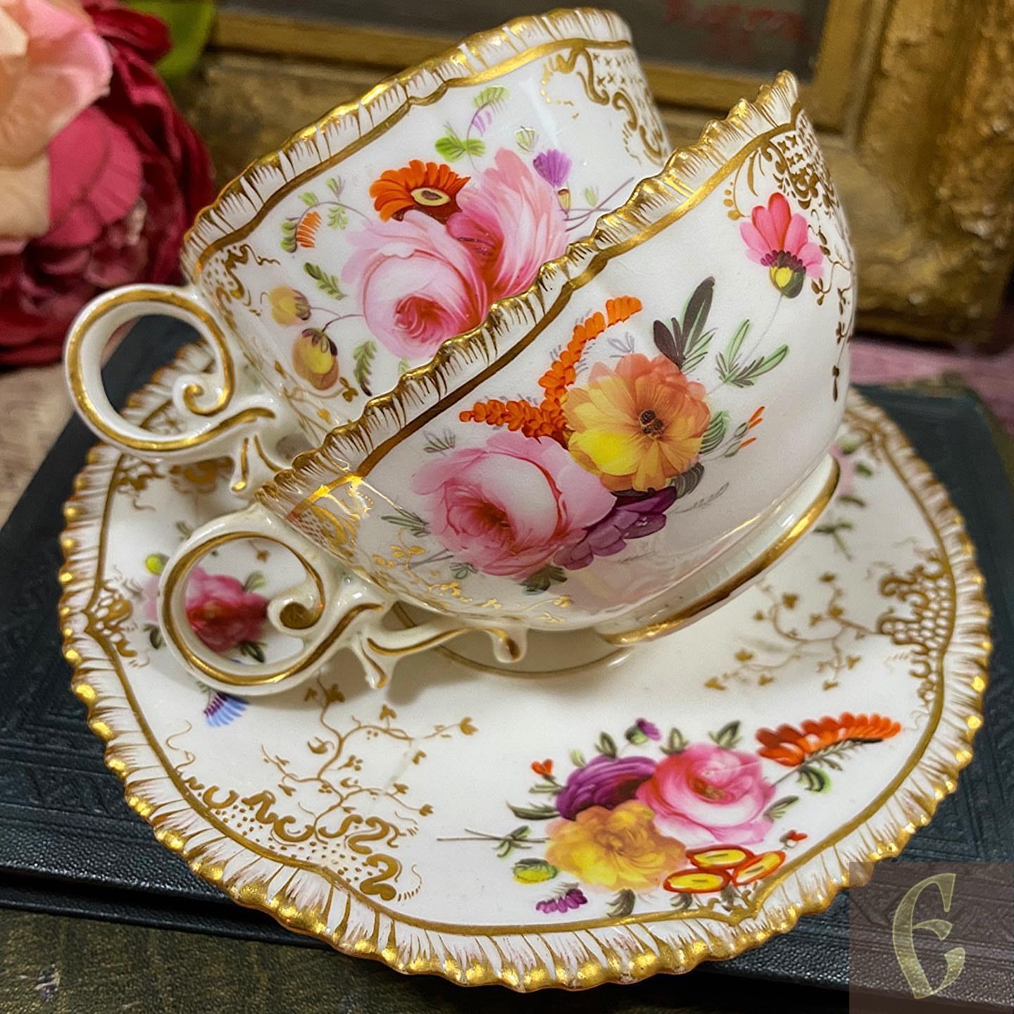 Старинное английское трио Coalport — изображение 7
