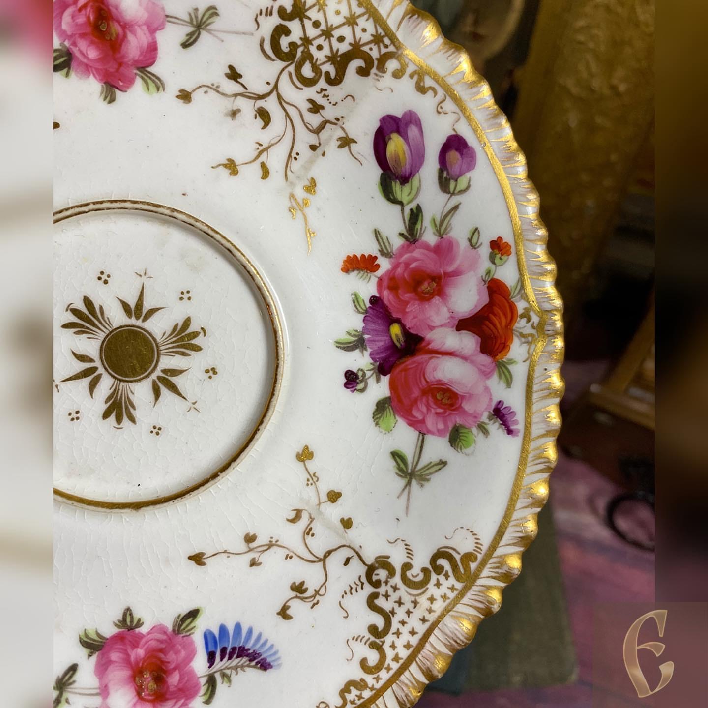Старинное английское трио Coalport — изображение 9